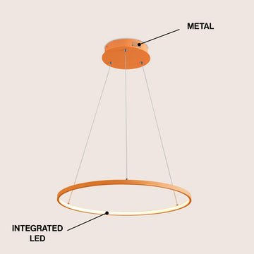 Brice Modern Contemporary Iron Integrated LED Pendant
